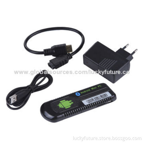 Android 4.2 RK3066 Dual Core Mini PC with 1GB RAM,8GB ROM,Wi-Fi,BT,HDMI,TF,USB2.0,Micro USB,Black